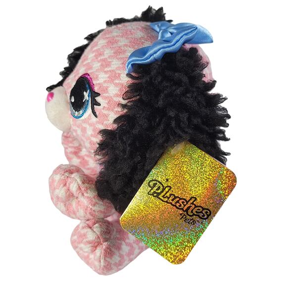 GUND P.Lushes Pets Cala Basset Hound Plush Pink Bow 6" Stuffed Animal Stuffie - Picture 7 of 16